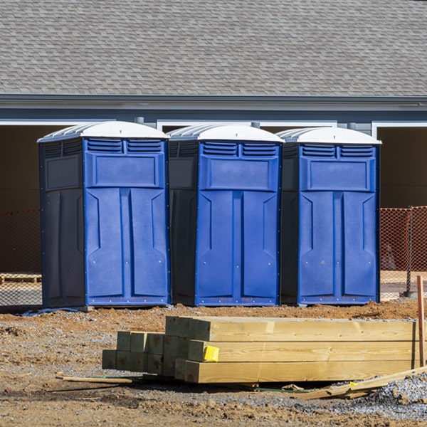 what is the maximum capacity for a single porta potty in Princeton